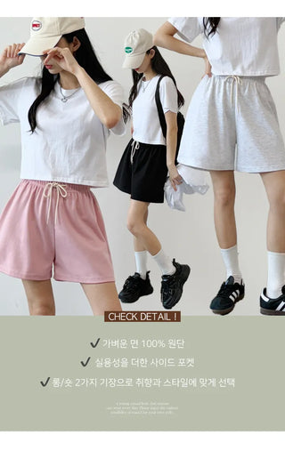 Elastic Summer Shorts
