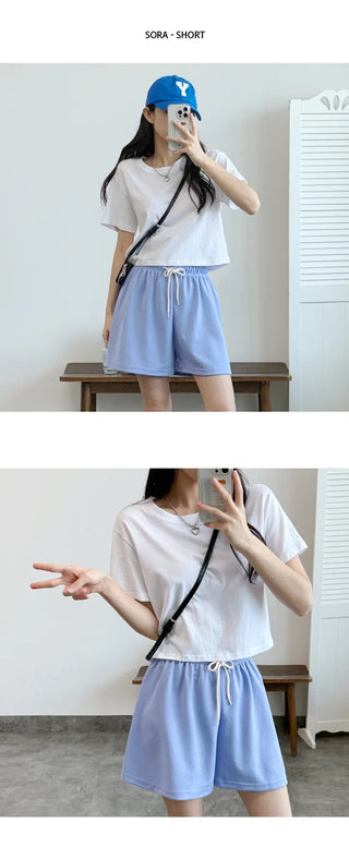Elastic Summer Shorts