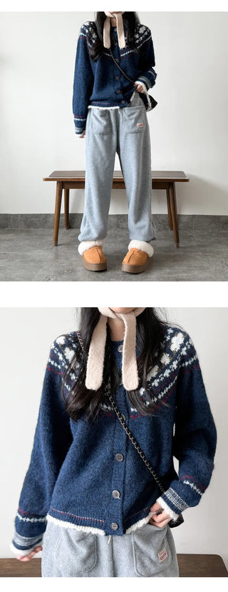 Floral Knit Cardigan
