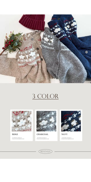Floral Knit Cardigan