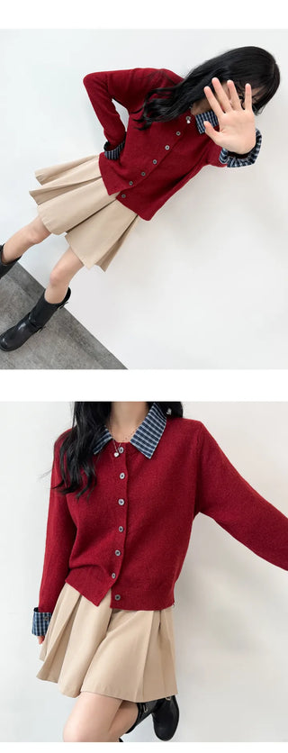 Layered Cardigan