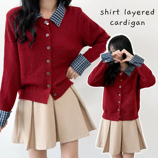 Layered Cardigan