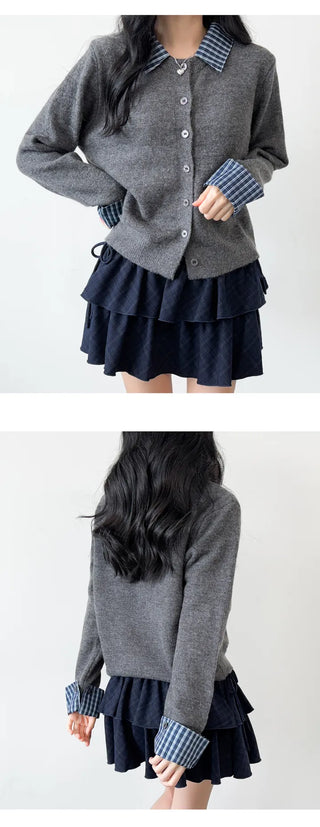 Layered Cardigan