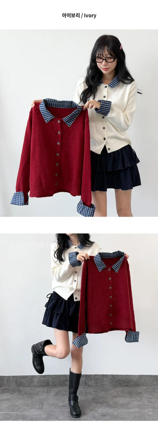 Layered Cardigan