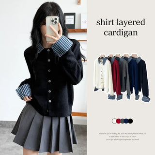 Layered Cardigan