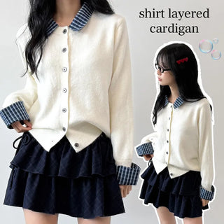 Layered Cardigan