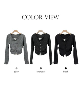 Layered Cardigan Set