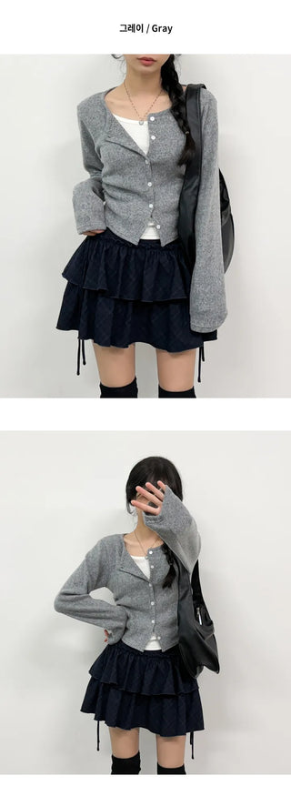 Layered Cardigan Set