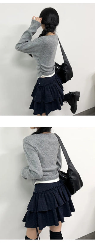 Layered Cardigan Set