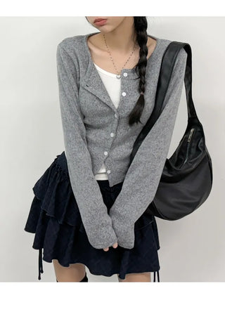 Layered Cardigan Set
