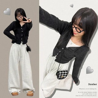 Layered Cardigan Set