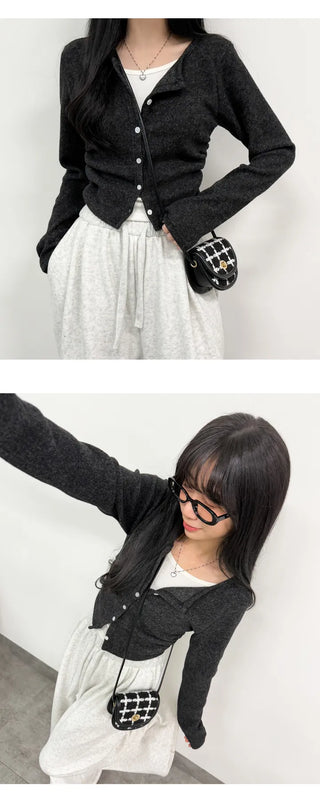 Layered Cardigan Set