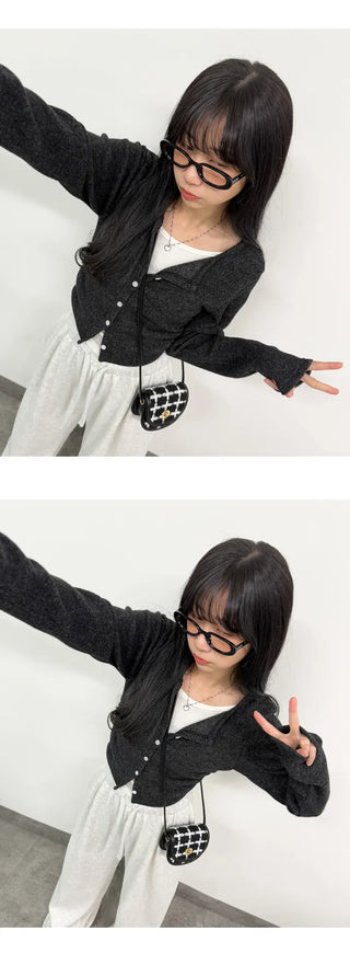 Layered Cardigan Set
