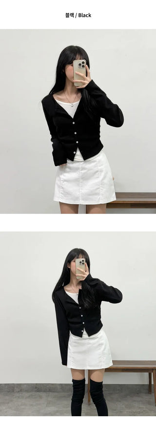 Layered Cardigan Set