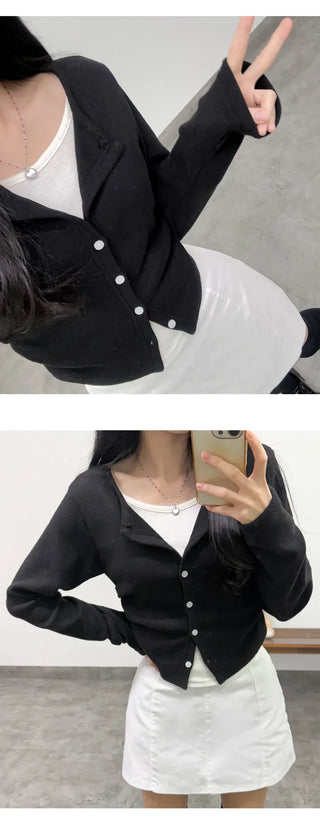 Layered Cardigan Set