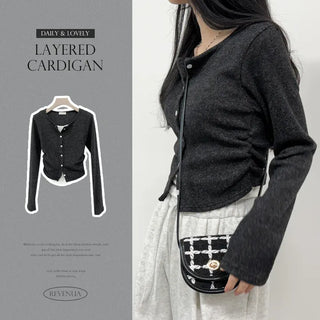 Layered Cardigan Set