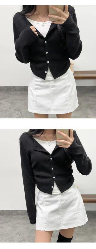 Layered Cardigan Set