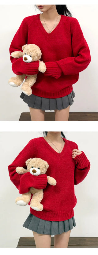 V Neck Knit