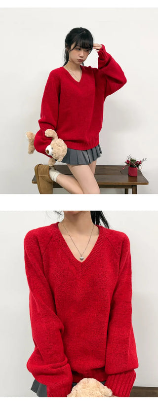 V Neck Knit