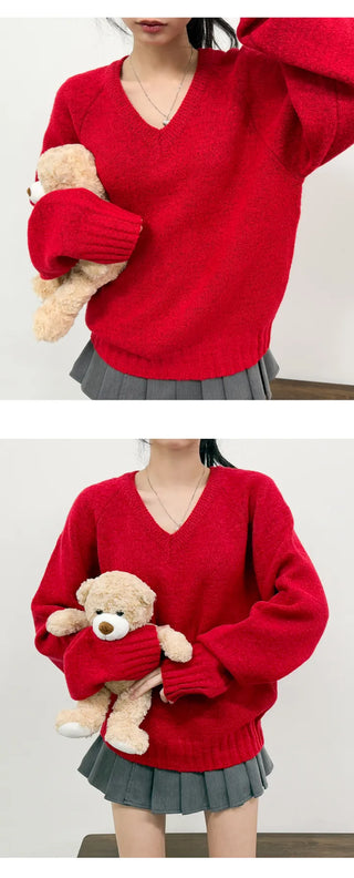 V Neck Knit