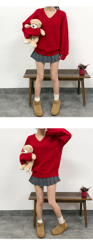 V Neck Knit