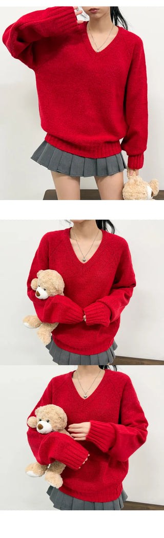 V Neck Knit