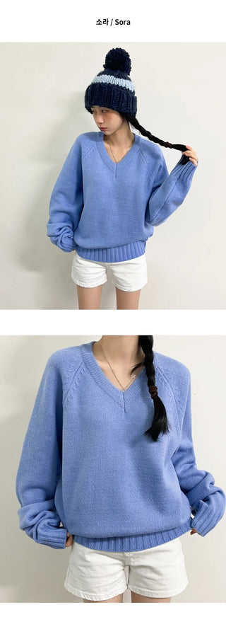 V Neck Knit