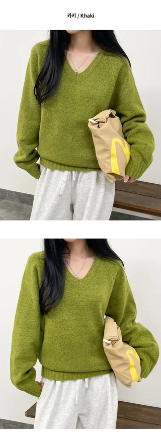 V Neck Knit