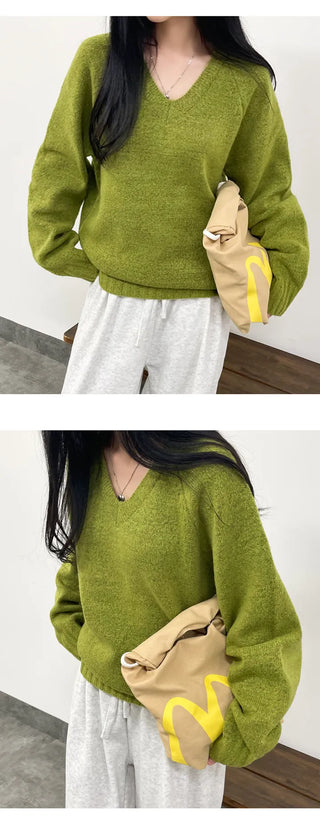 V Neck Knit