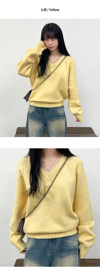 V Neck Knit