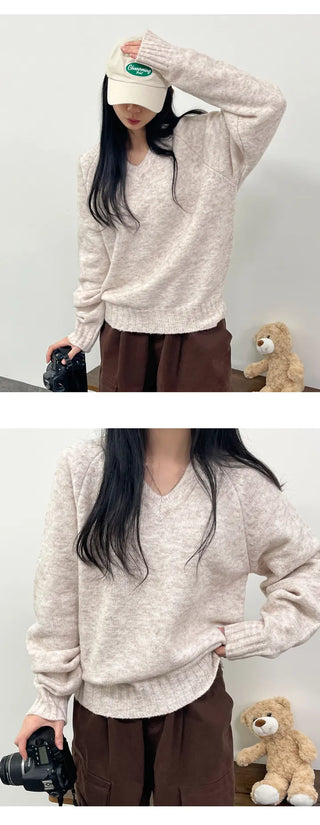 V Neck Knit