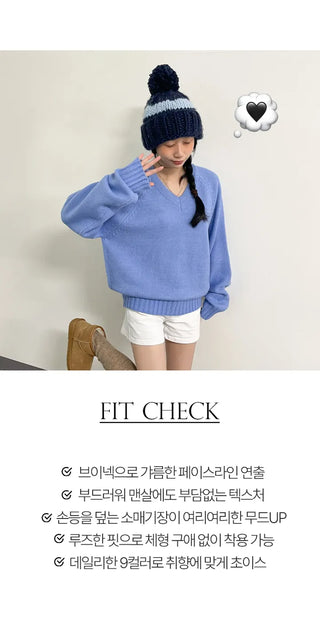 V Neck Knit