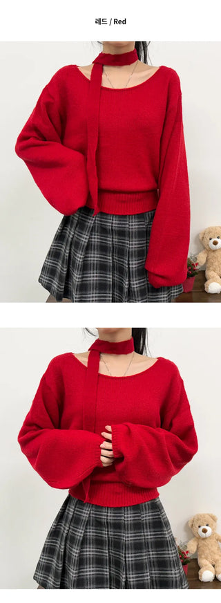 Boat Neck Knit