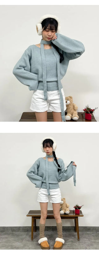 Boat Neck Knit