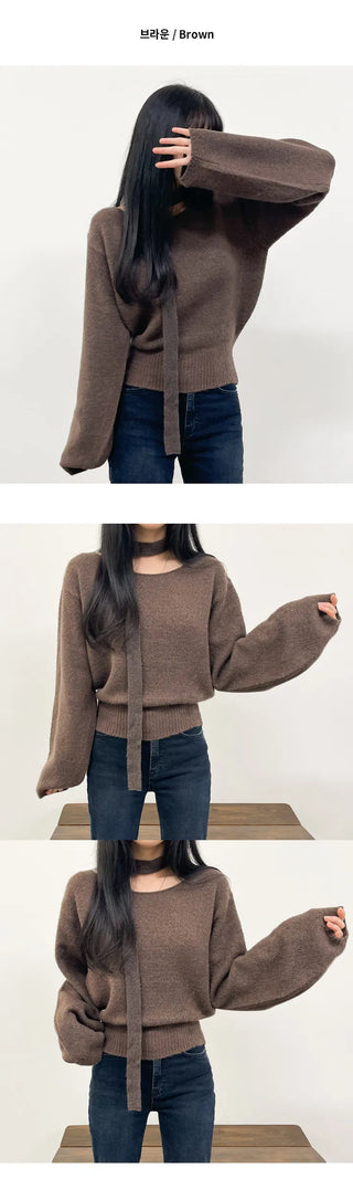 Boat Neck Knit