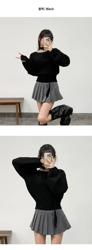 Boat Neck Knit
