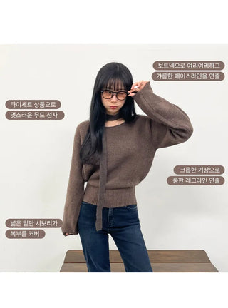 Boat Neck Knit