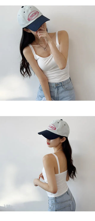 Ribbed Sleeveless Bra Top