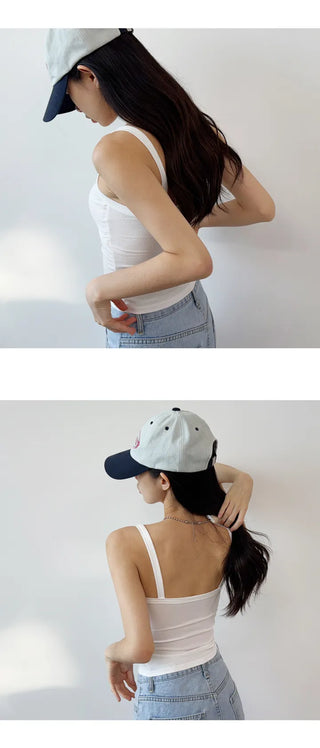 Ribbed Sleeveless Bra Top