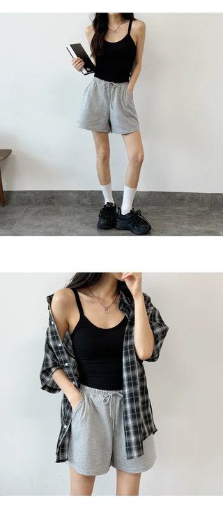Ribbed Sleeveless Bra Top