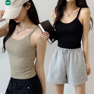 Ribbed Sleeveless Bra Top