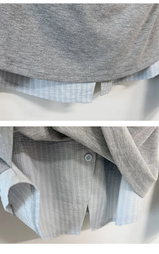 Shirred Shirt Tee