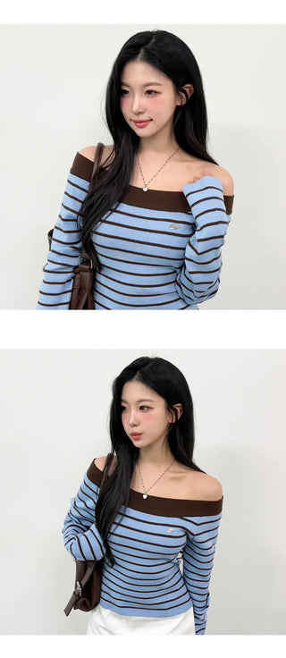 Striped Knit Top