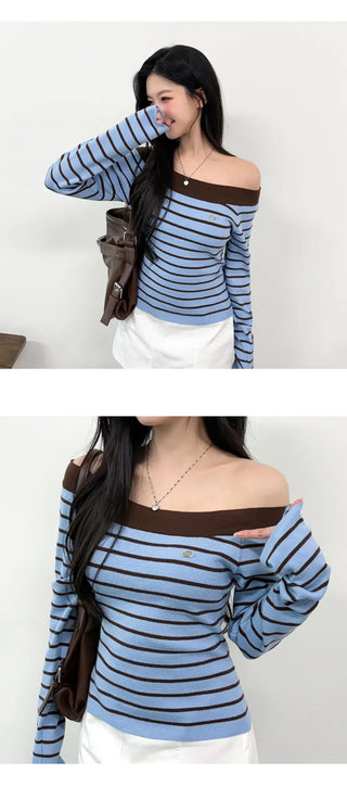 Striped Knit Top