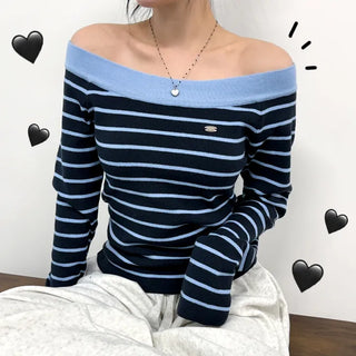 Striped Knit Top