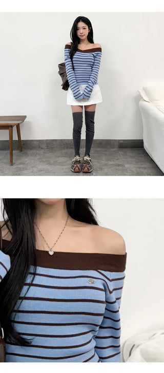 Striped Knit Top