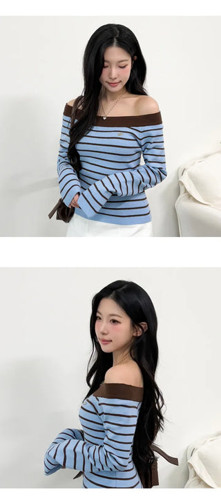Striped Knit Top