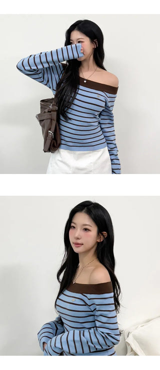 Striped Knit Top