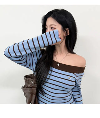 Striped Knit Top