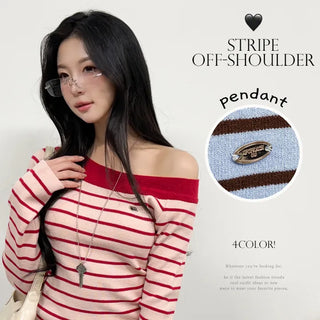 Striped Knit Top